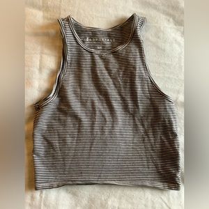 Aeropostale Black and White Striped Top